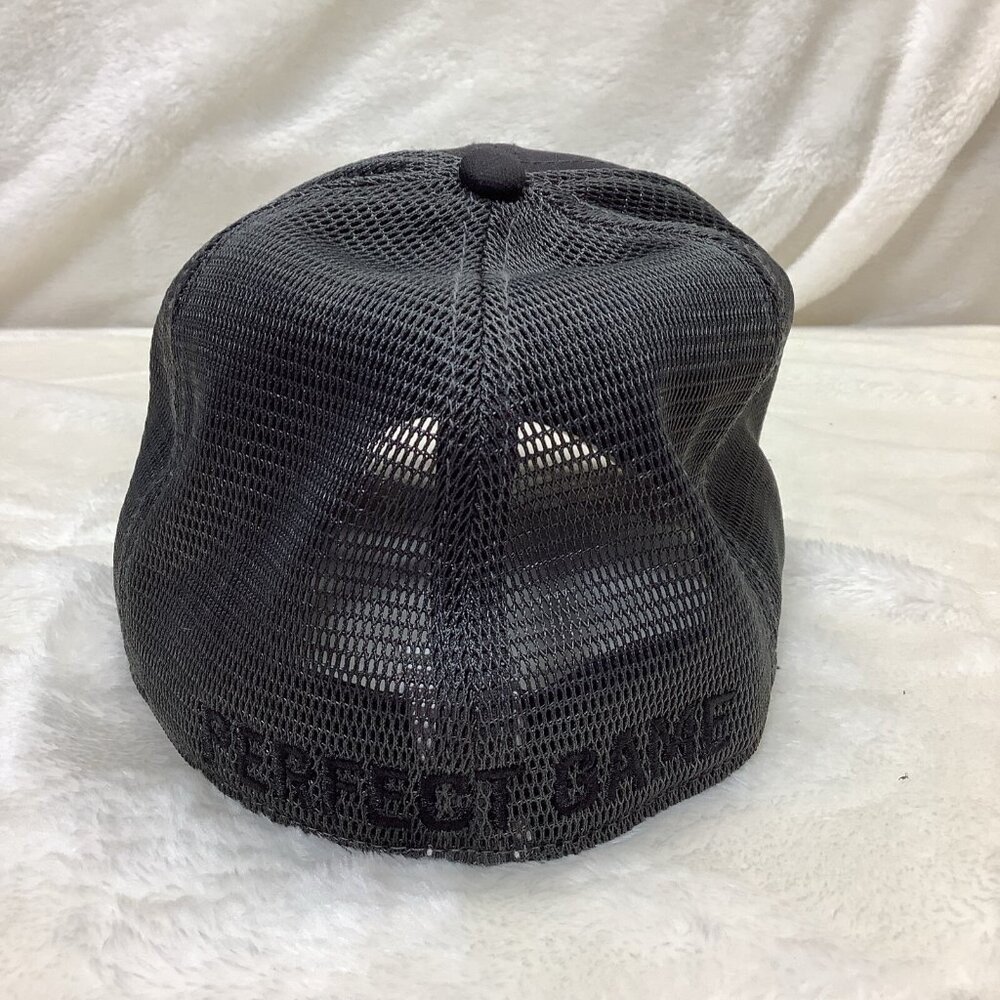 Vintage NIKE PERFECT GAME Classic 99 Dri Fit  Hat Cap Fitted Medium Black Gray - Picture 6 of 10